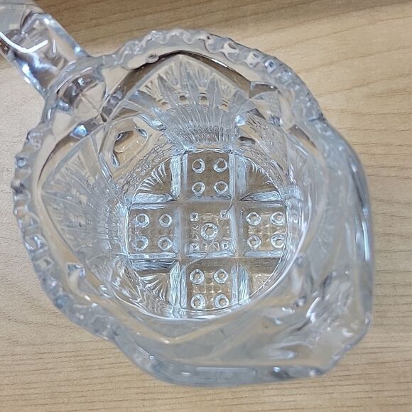 Creamer And Sugar Bowl Sunburst, Vintage Indiana Pressed glass. - Picture 4 of 11